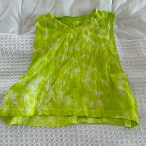 Yellow lululemon tank